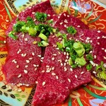 岐阜大衆焼肉 天満 - 人気のレバテキらしい（＾ω＾）