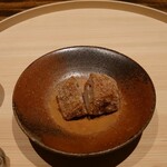 温石 - あさはた蓮根のおかき揚げ 麻機地区の在来種