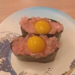 すし江戸 - うずら鉄火