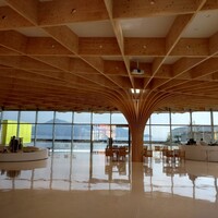 SIMOSE French Restaurant - わお～！！　　入ると　この光景　窓の向こうは　瀬戸内海
