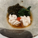 曙橋 かず - おまかせコース７７００円。白子ポン酢