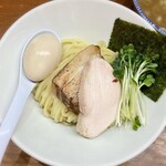 百日紅 - 濃厚つけ麺（煮干、麺少）＋味玉