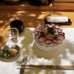 みえ田 - 支笏湖産チップ、マコガレイ、のどぐろ、どんちっち鯵