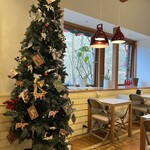 ハーベスト ナガイファーム - 店内は素敵なクリスマスムード