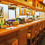 北海道料理ユック 北の海道 - カウンター席