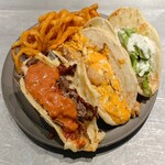 ブルー エントランス キッチン - 