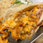 ブルー エントランス キッチン - 