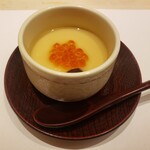 銀座 すし傳 - いくらと百合根の茶碗蒸し