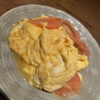 四川料理 龍の子 - トマトと玉子の炒め