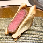 西麻布けんしろう - ★和牛シャトーブリアンのブリオッシュカツサンド