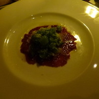THE KAWABUN NAGOYA - 2014.05 前菜：桜肉と春野菜のカルパッチョ
