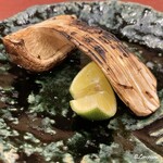 御料理 寺沢 - 焼き松茸