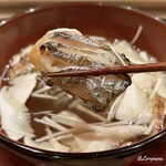 御料理 寺沢 - 炭火焼された太刀魚