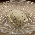 御料理 寺沢 - 香茸のアイスクリーム