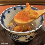 御料理 寺沢 - いくらと赤海胆