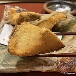 御料理 寺沢 - 松茸のフライ