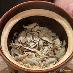 御料理 寺沢 - 松茸の炊き込みごはん
