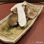 御料理 寺沢 - 松茸と楢茸