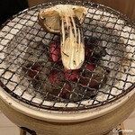 御料理 寺沢 - 松茸焼き
