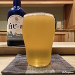 御料理 寺沢 - ユキノチカラ白ビール