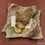 御料理 寺沢 - 松茸のフライと二子里芋の素揚げ