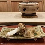 御料理 寺沢 - 松茸と楢茸