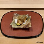 御料理 寺沢 - 松茸のフライと二子里芋の素揚げ