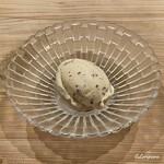 御料理 寺沢 - 香茸のアイスクリーム