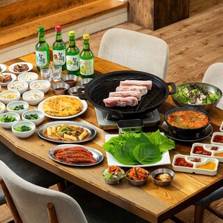 【各種宴会に！】サムギョプサルコース9品5,800円(税込)