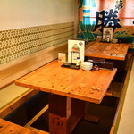 阿波水産 - 堀りテーブル席