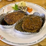 ヒュッテ手ノ倉 - ガーリックハンバーグとメキシカンハンバーグ