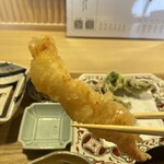 十魚十色 - 天ぷらには海老が２本も！