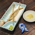 うなぎ 魚政 - 骨煎餅