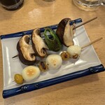 渋谷 森本 - 椎茸、うずら玉子