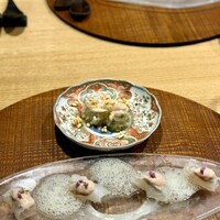 十皿 - 淡路島産・丸ハゲのカルパッチョ　すだち泡