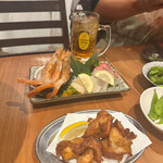 和食と個室居酒屋 匠味 新横浜店 - お造り３種盛り合わせ