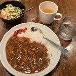 カフェ&スナック うめ - 甘口カレー
