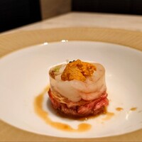 完全個室 牛の達人 private 新宿本店 - 海鮮ユッケコンソメジュレ