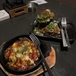 旬野菜×京居酒屋 ひとくち - 賀茂茄子の肉詰め