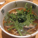 蕎麦 案山子 - 牡蠣蕎麦（2009.11.23イベント限定）