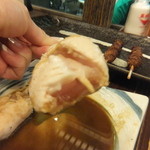 笹身しぎ焼き（中はレア）