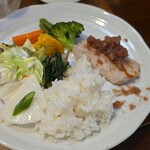 キッチン ブルー グローブ - 最後のワンプレート