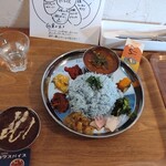 RE:RAKUDO - コラボカレープレート〜ご飯大盛り！