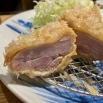 とんかつ七井戸 - ●天城軍鶏チキンかつ定食