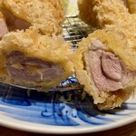 とんかつ七井戸 - ●天城軍鶏チキンかつ定食