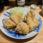 とんかつ七井戸 - ●天城軍鶏チキンかつ定食
