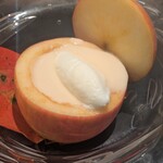 銀座 大石 - 林檎のスープ　マールのソルベ