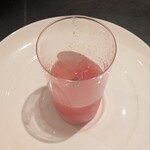 銀座 大石 - 口直し　スイカのスープ