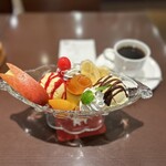 エビアン - プリンアラモードセット@1290円