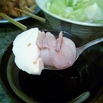 串焼ホルモンほうちゃん - ホルポンはホルモンをポン酢につけてっと！